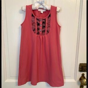 Burberry Children Girls Pink Pique Knit Dress 3/4Y